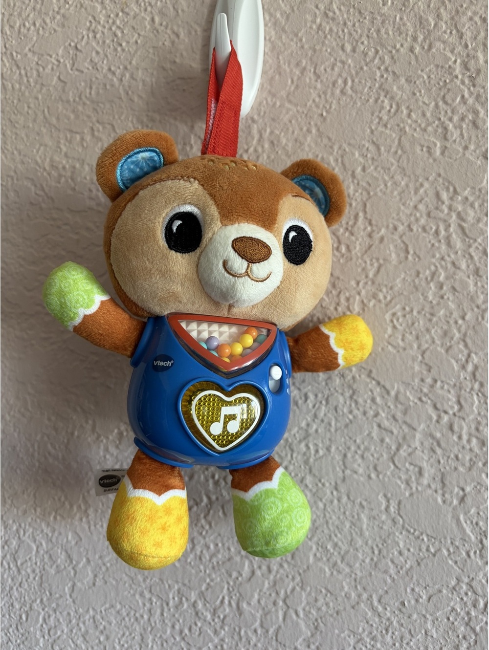 VTech Musical Plush Bear Baby Toy with Lights and Sounds